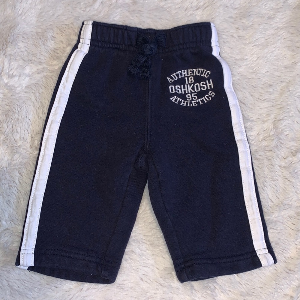 (3 for $10) blue navy 3 month Oshkosh sweats